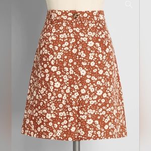 Modcloth: Ditsy Days in Daisies Mini Skirt